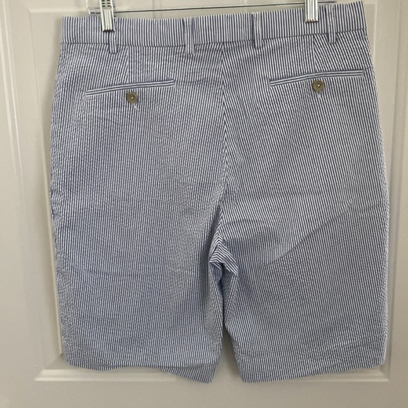 Britches by Samtex Seersucker Shorts Flex Stretch Waistband. Size 38 - Picture 7 of 8